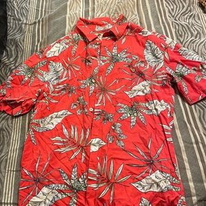 Red Hawaiian shirt